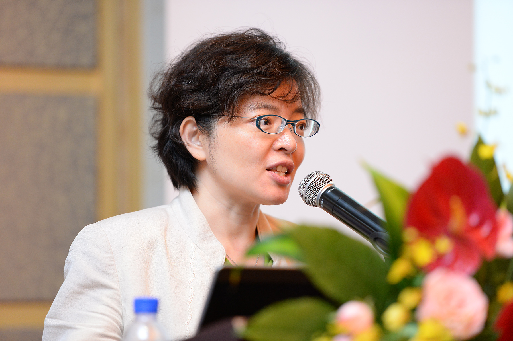 Dr. Wen-Jui Han spoke on the pilot project